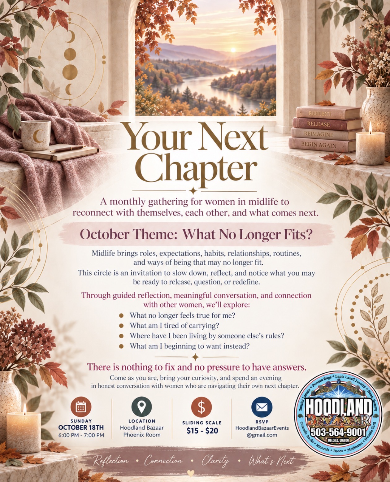 Your Next Chapter flyer