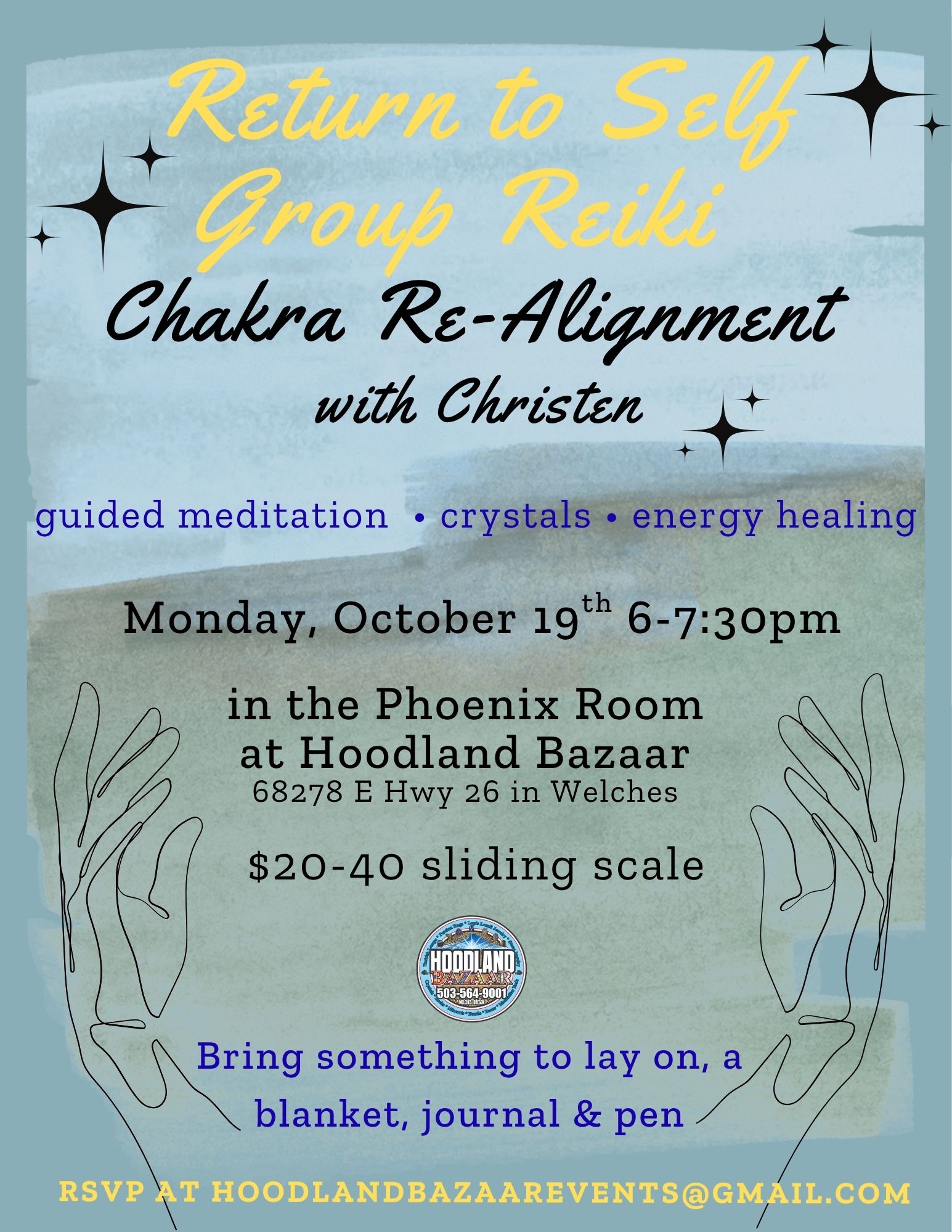 Return to Self Group Reiki flyer