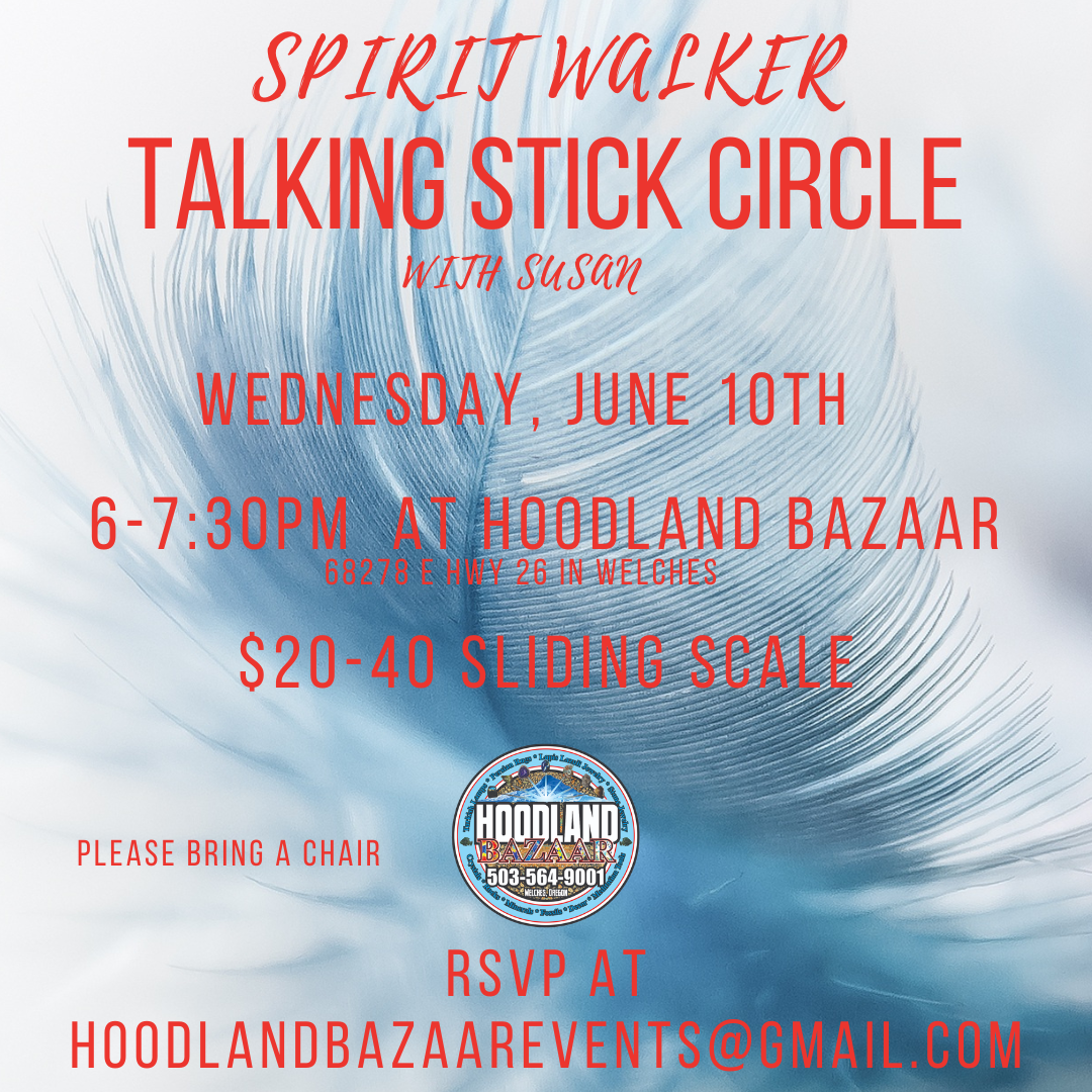 Spirit Walker Talking Stick Circle flyer